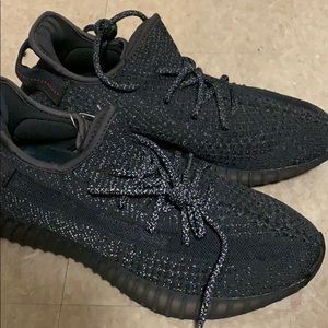 Yeezy black reflective